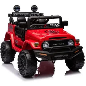 Электромобиль на аккумуляторе LEANToys Toyota FJ 4x4, красный