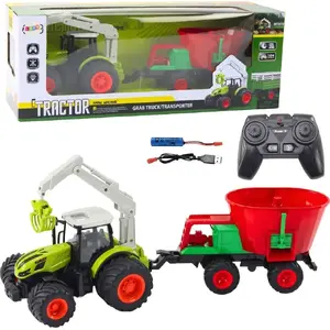 Remote-Controlled Tractor with Seeder and Rotating Grabber 2.4G by LEANToys, model 21206
