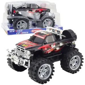 Mechanical rear-wheel driven toy car LEANToys Terenówka King with rear drive