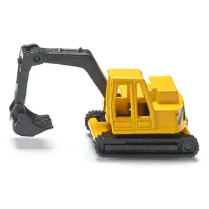 Excavator Siku Bagger toy by Siku — metal and plastic construction, black and yellow, for ages 3–99