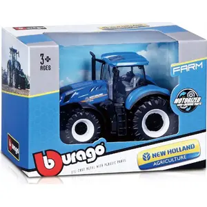 Toy tractor Bburago New Holland T7.315 model scale collectible