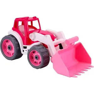 Rotaļu traktors Technok Traktor różowy no Technok — mehāniska bērnu rotaļa, modelis 025468