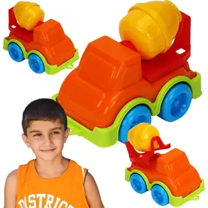 Mini concrete mixer Technok TEH5217 compact toy cement mixer, model 05217