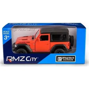 Daffi Jeep Wrangler Rubicon 2021 Hard Top red — scale model mechanical toy