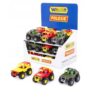 Mega Creative AUTO TEREN AKC 22 см Jeep Safari механическая игрушка с сеткой P18