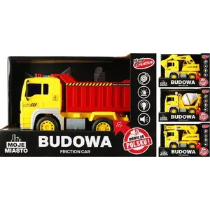 Механическая игрушечная грузовая машина Mega Creative AUTO CIEZAR BUD B/O 24x16x12 Moje Mias 36