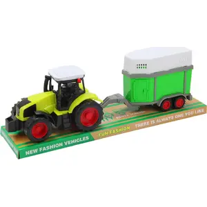 Механический игрушечный трактор TEKA Traktor z przyczepą модель 582390, бренд TEKA, EAN 5901353661885