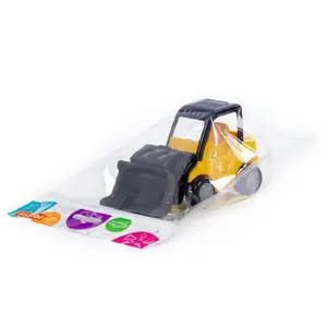 Polesie Mini inertial loader toy 65572 — small push-and-go construction vehicle in storage bag