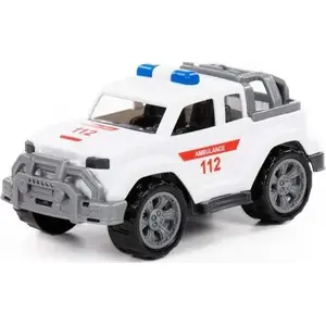 Wader Legionista-mini Ambulance Toy Car in Mesh Bag 84705 — Plastic Vehicle for Children