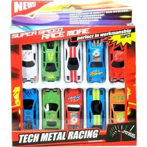 Swede Paleta 10 aut mechanical toy by Swede model G868 — assortment of 10 cars