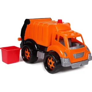 Rotaļlietu atkritumu vedējs Fancy Toys 1752 — mehānisks spēļu transports, plastmasas konstrukcija