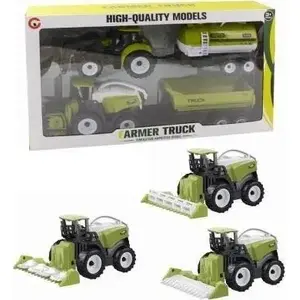 Rotaļlietu traktora komplekts Woopie modelis 6920178607501 — mehāniska bērnu rotaļlieta