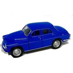 Die-cast model car Welly Warszawa 224 1:39 scale, red