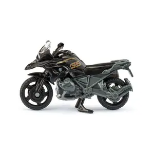 Motocikls Siku BMW R 1250 GS LCI — rotaļu modelis no plastmasas un metāla, antracīts/pelēks/varš/smelts, 3+