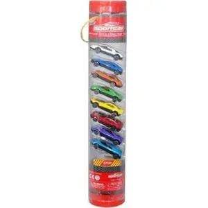 Mechanical toy set Swede Auto with tube, 8 pieces