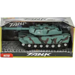 Adar mechanical toy tank model 514539, metal construction, battery-powered drivetrain