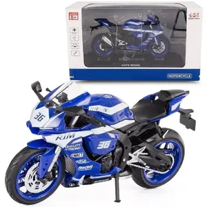 CaDa Sacīkšu sporta motocikla modelis 1:12 — mehāniskā rotaļlieta/replica