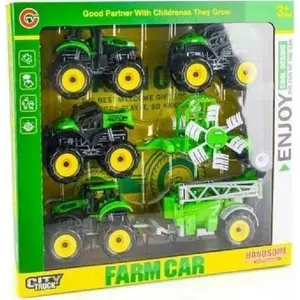 Rotaļu traktors Pro Kids 9871-10 — mehāniska modeļa rotaļlieta, zīmols Pro Kids