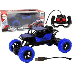 RC Off‑Road Car LEANToys 1:18 Scale, Blue — Remote‑Controlled Vehicle