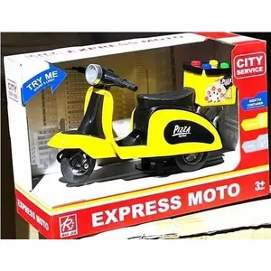 Hipo Skuter RJ3378A mechanical toy scooter 25 cm with sound and light, 2 wheels