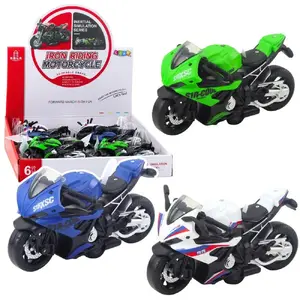 Ride-on Racing Motorcycle toy LEANToys model 24234 with lights and sounds, battery-powered
