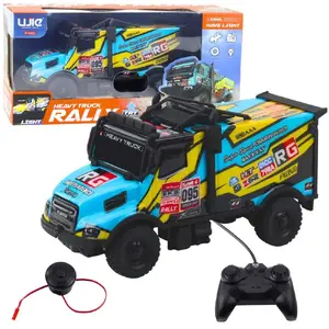 Remote-Controlled Illuminated Truck Body by LEANToys, Model 23078, Turquoise