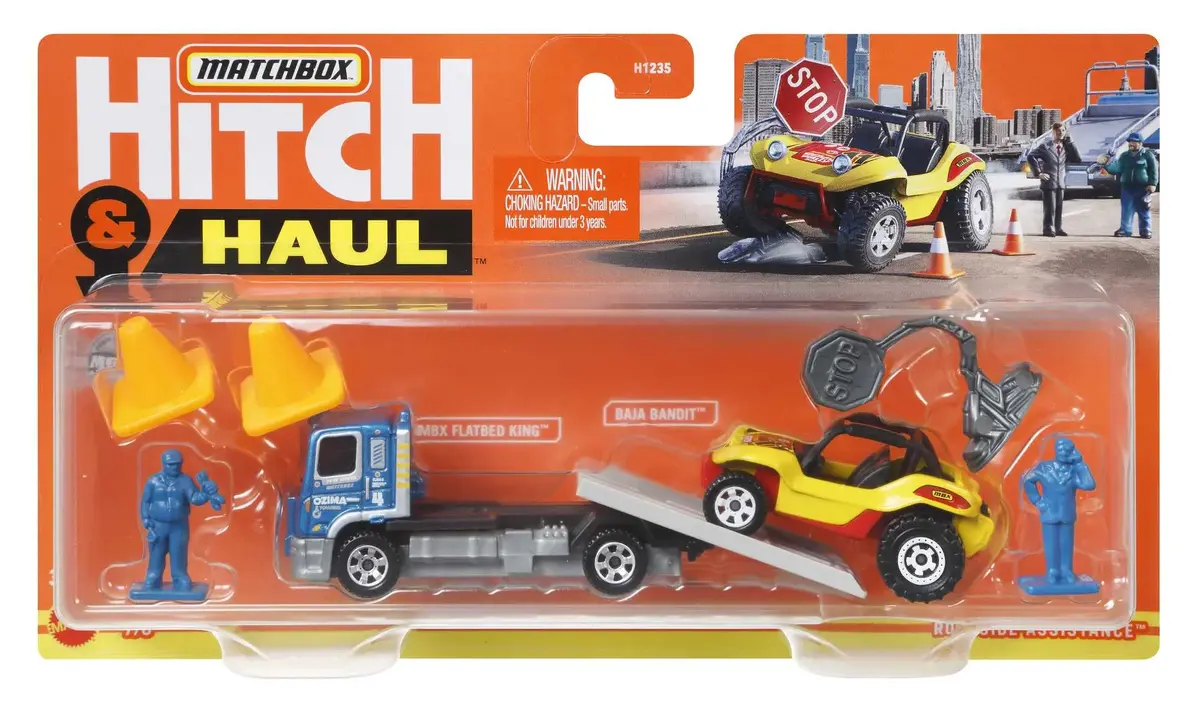 MATTEL Matchbox Hitch N’Haul — 1 авто и 1 прицеп Photo 3
