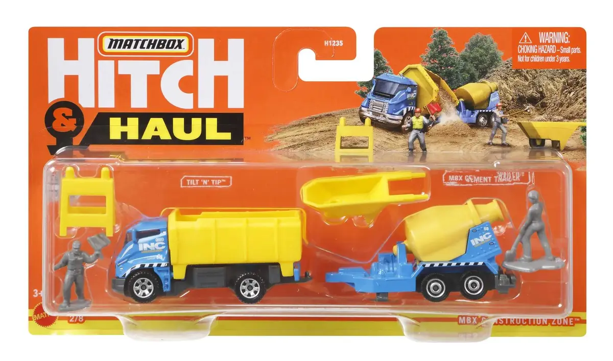 MATTEL Matchbox Hitch N’Haul — 1 авто и 1 прицеп Photo 5
