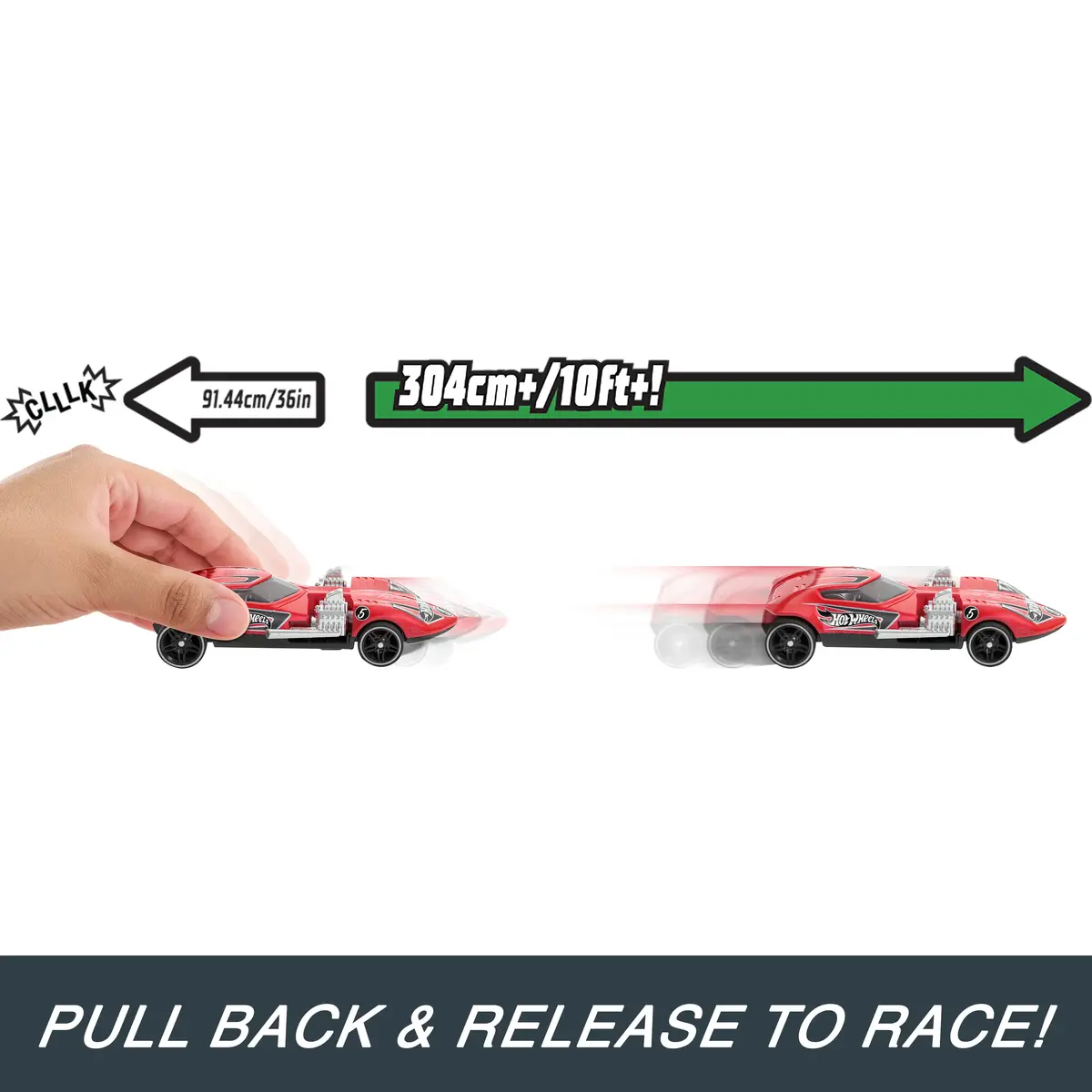 Hot Wheels Pull-Back Speeders HPR91 — 1:43 набор из 2 Photo 9