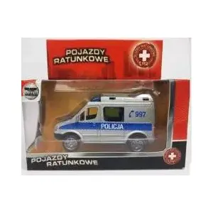 Daffi Mercedes Benz Sprinter Mini Policja toy van by Daffi, model 460294, scale unspecified