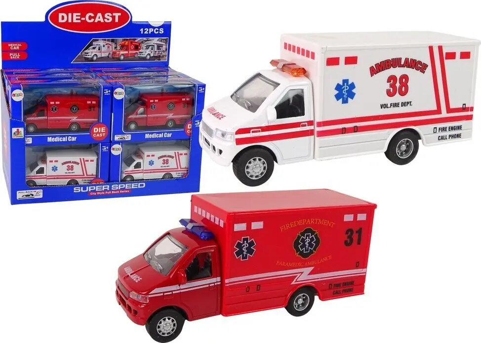LEANToys glābšanas transportlīdzeklis — Ambulance ar