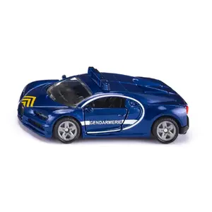 Die-cast Toy Car Siku Bugatti Chiron Gendamerie — Blue/White, Metal & Plastic, Age 3+