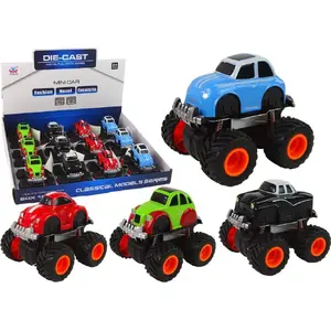 LEANToys metal toy car HXHG08 with large wheels, assorted designs, model 15055