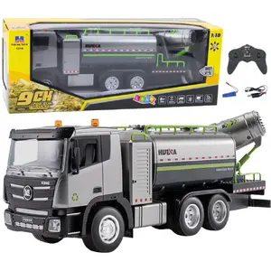 HUINA RC water tanker truck with water spray, 1:18 scale remote-controlled model (MPN 22737)