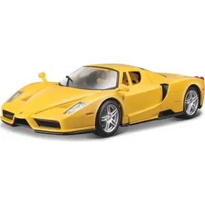 Die-cast model car Bburago Ferrari Enzo 1:24 scale, yellow, collectible replica