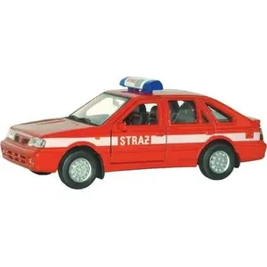 Die-cast toy car Welly Polonez Caro Plus 1:39 scale, red