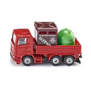 Toy truck Siku 0828, metal and plastic construction, red, for ages 3+