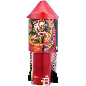 TMTOYS Boom City Racers Starter Set S1 — mechanical toy racing set by TMTOYS