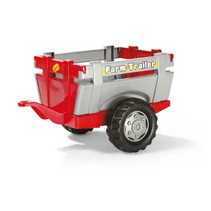 Прицеп для игрушечной машины Brimarex rolly toys rollyFarm Trailer, 2.5–10 лет, серо-красный, 3.1 кг