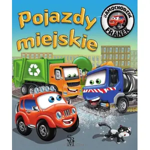 Механическая игрушка SBM Samochodzik Franek — детская заводная машинка, книжное оформление с иллюстрациями