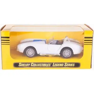 Механическая игрушка TEKA Shelby Cobra масштаб 1:32 белая модель