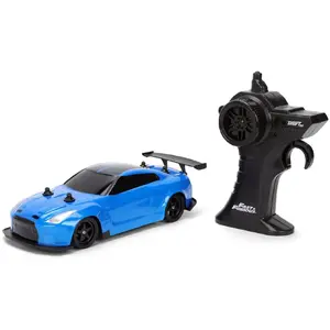 Radio vadāma Nissan GT-R drifta automašīna SIMBA AUTO JADA mērogā 1:28, 4 kanāli