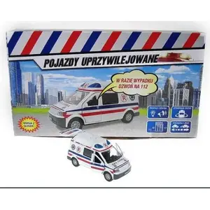 Игрушечная скорая помощь Hipo HKG075 14 см с звуком