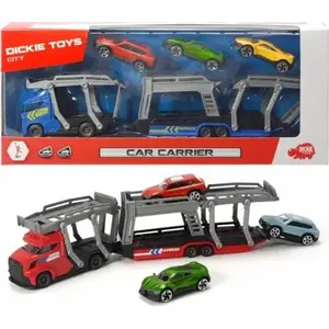 Игрушечная автовоз Dickie Laweta z 3 samochodami, 2 rodzaje — автовоз с 3 машинами