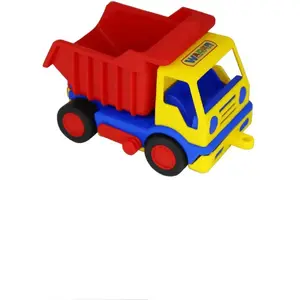 Toy Dump Truck Wader Bazik 9494 – children's plastic construction vehicle, tipper design, lightweight