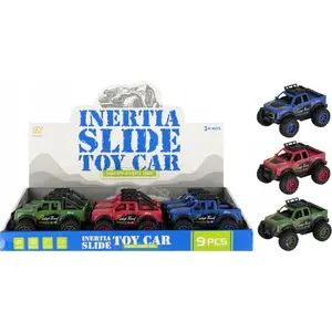 Mechanical toy car Mega Creative AUTO TEREN P/B 14 cm — mix styles, display pack