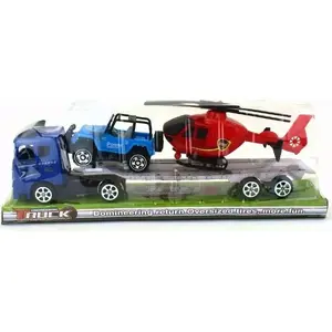 Игрушечный грузовик с автовозом и машинками Pro Kids модель 465381, игровой набор для детей