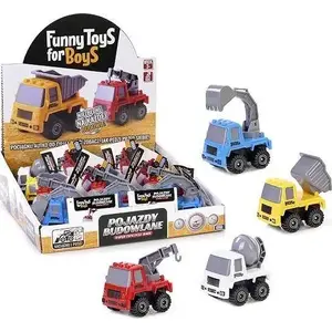 Construction Vehicles Toy by Artyk, model 125409 — assorted mechanical play vehicles, single piece