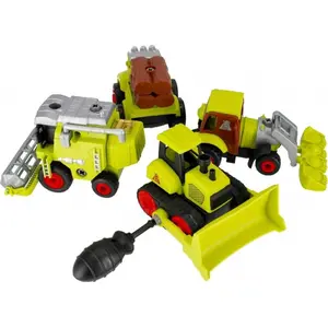 Mechanical toy tractor set Mega Creative RL589-18D — 4 pieces, dimensions 35×27×8 cm