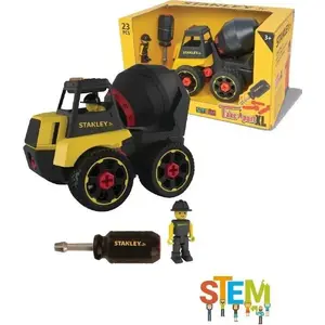 No name Stanley Jr Take Apart Cement Mixer toy — assembleable mechanical construction set
